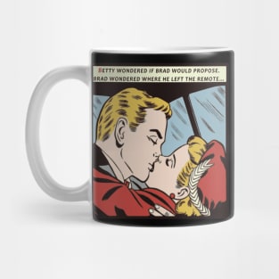 Comic Book Romance - Betty & Brad No 3 Mug